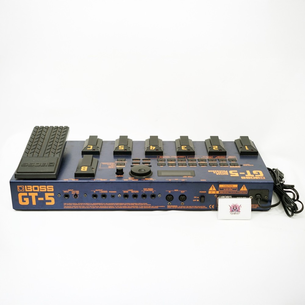 BOSS GT-5 Guitar Multi-Effects Processor Pedal Tested from Japan