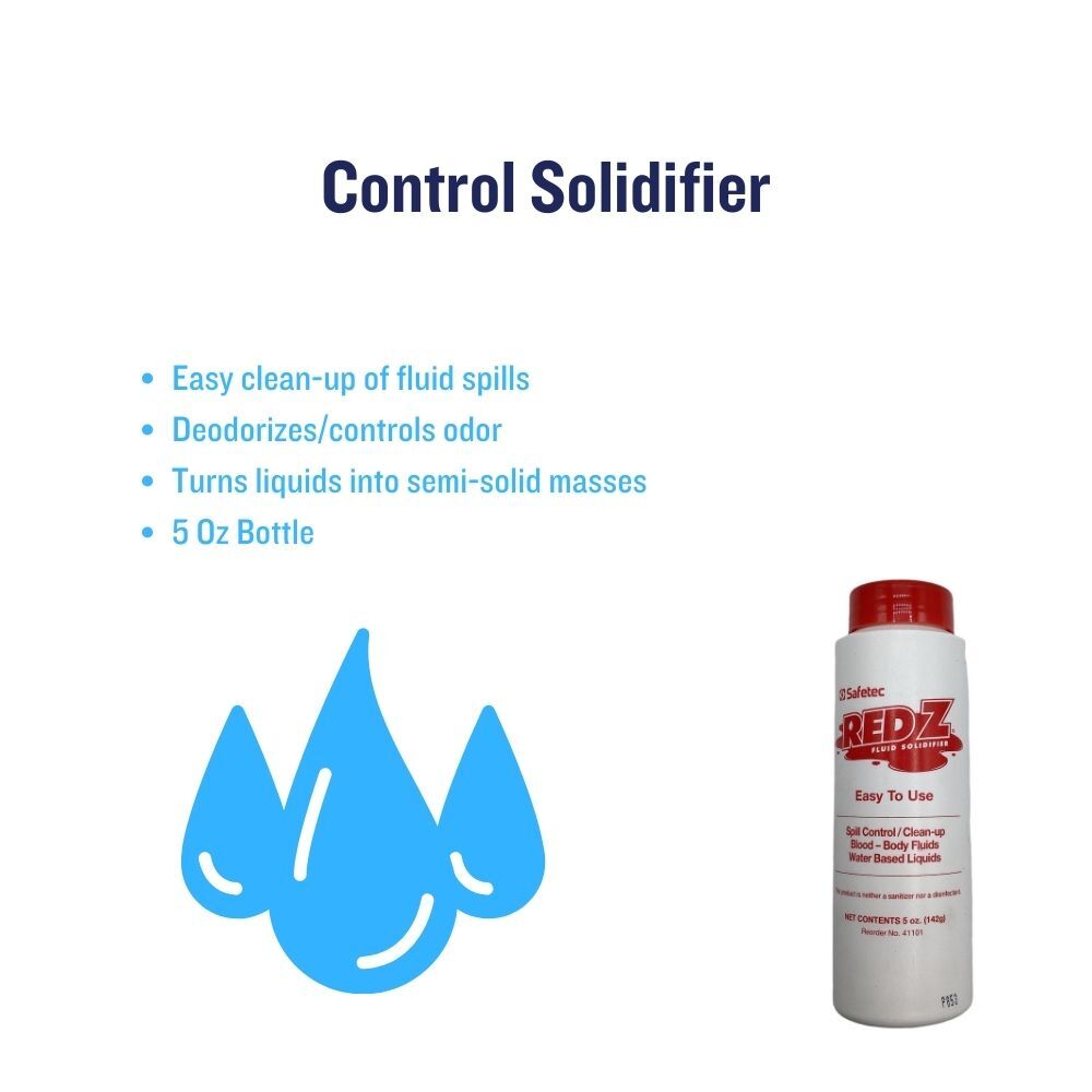 Red Z Fluid Control Solidifier Shaker 5 oz Bottle MS-89285