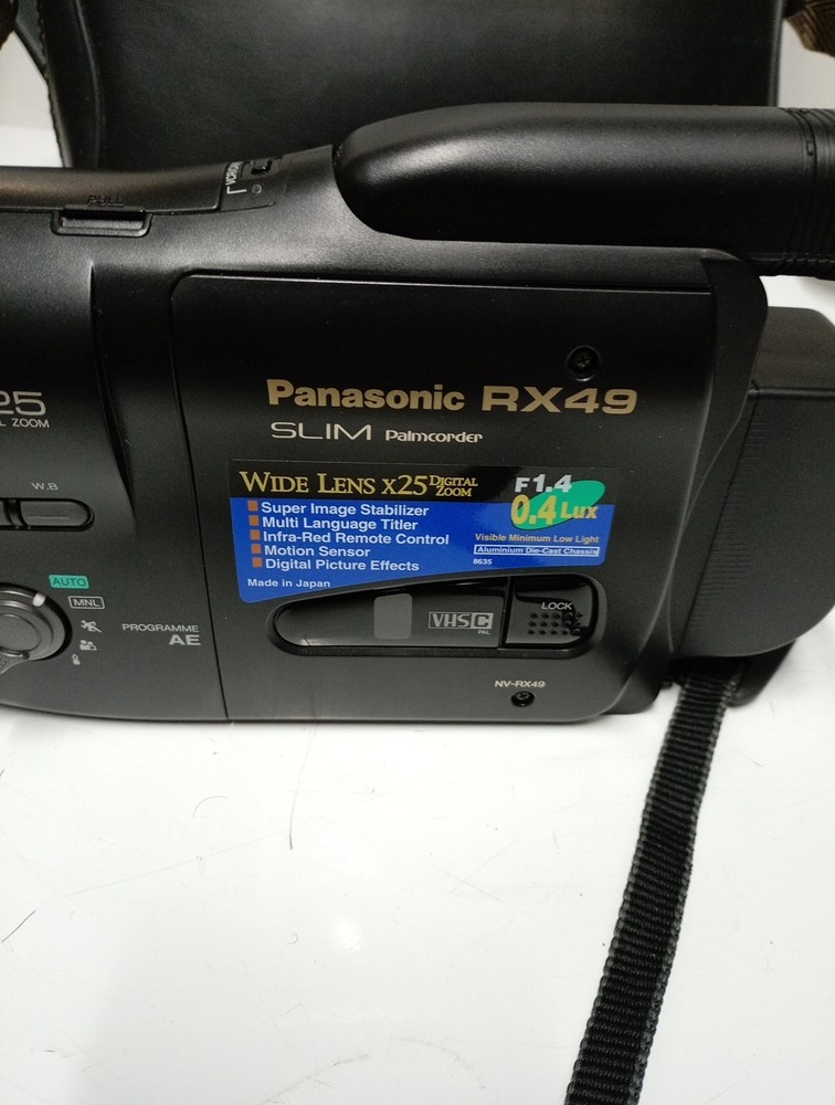 Untested Panasonic RX49 Camcorder