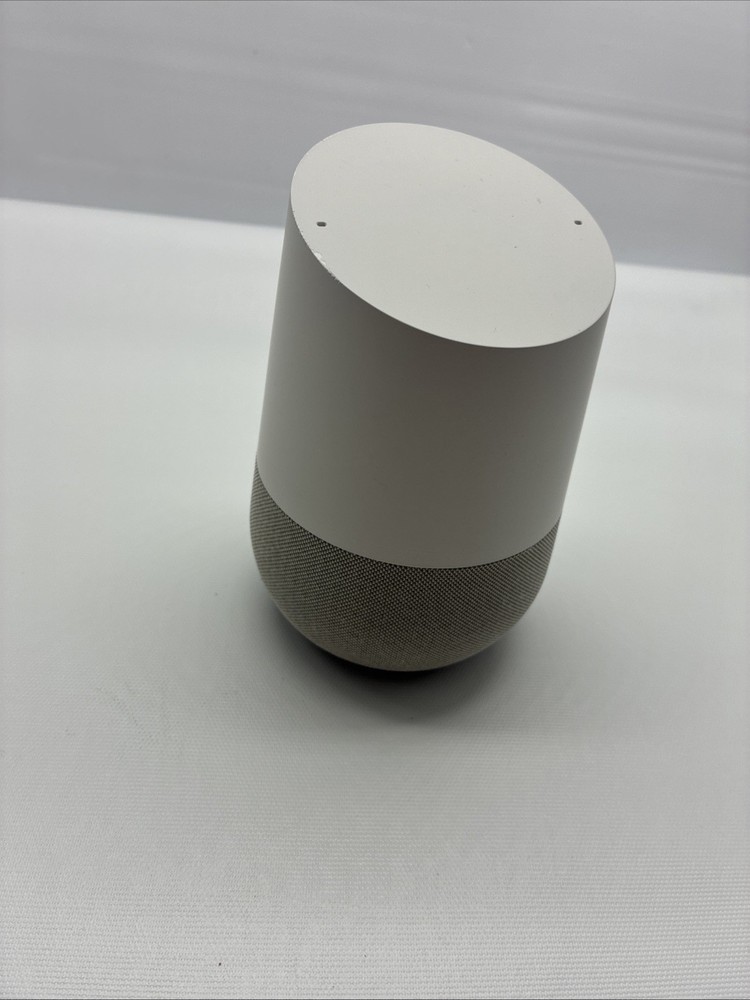 Google Home Smart Speaker with Voice Assistant - White No Power Adapter