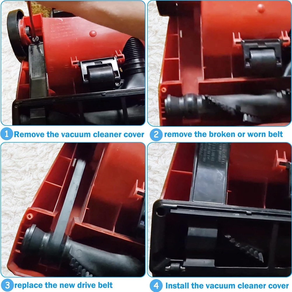 Vacuum Belt for Eureka Power Speed Part E0205 Black