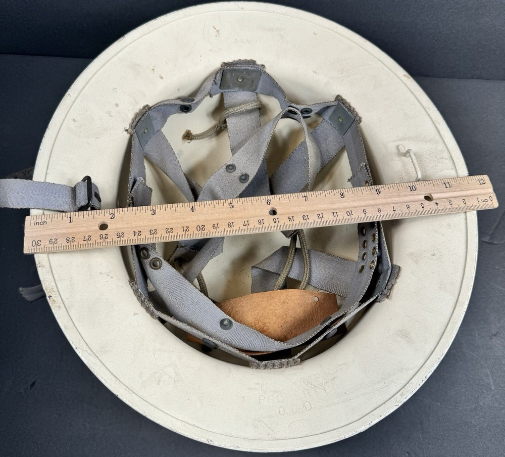 WWII Civil Defense Helmet