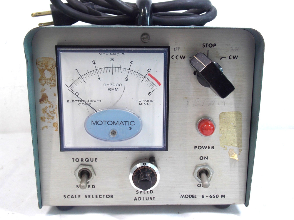 EC MOTOMATIC E-650-M MOTOR CONTROLLER
