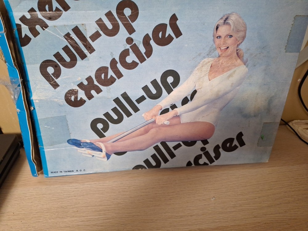 Vintage Pull-up Exerciser With Box Used Works.