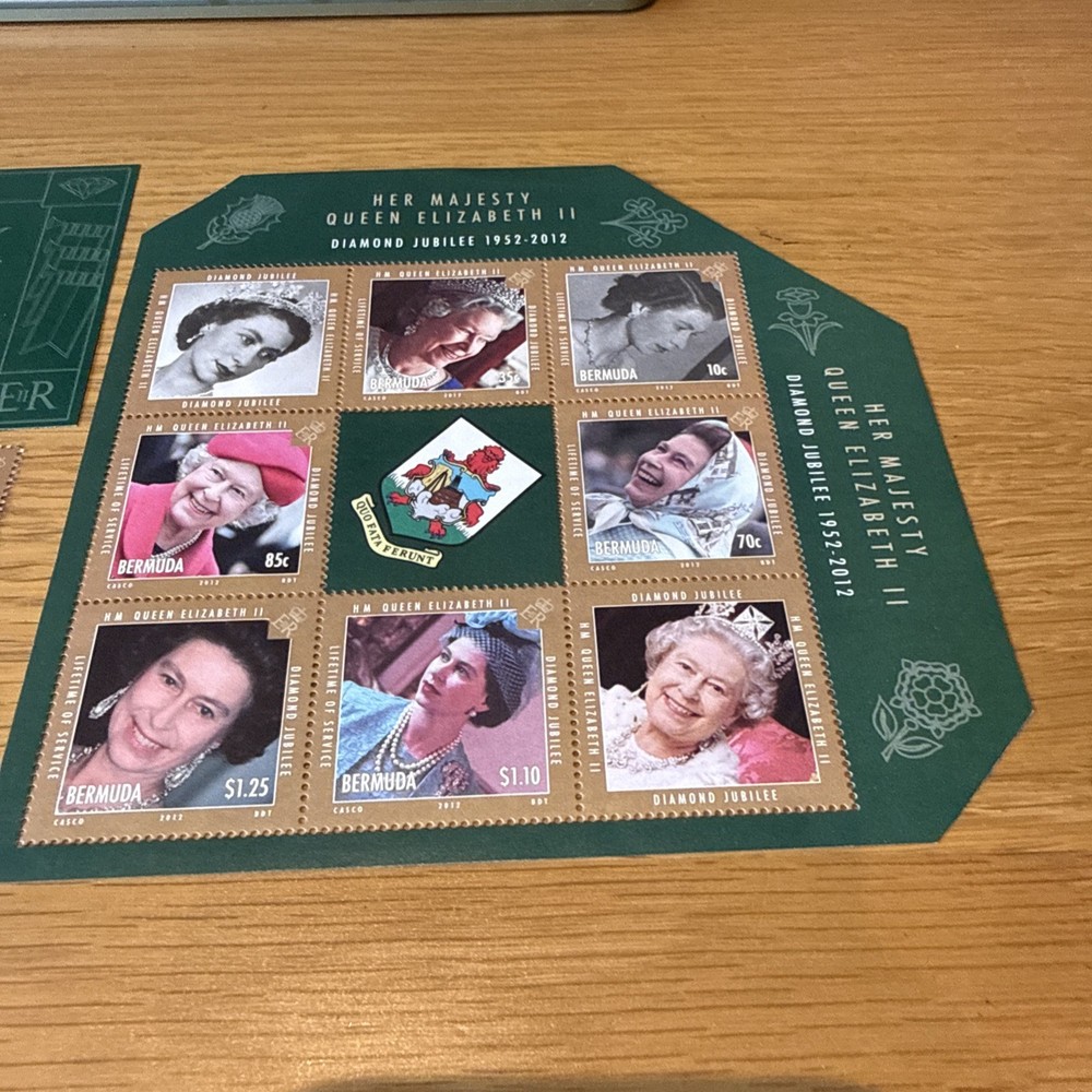 BERMUDA 2012 DIAMOND JUBILEE collection (1ST ISSUE) MNH