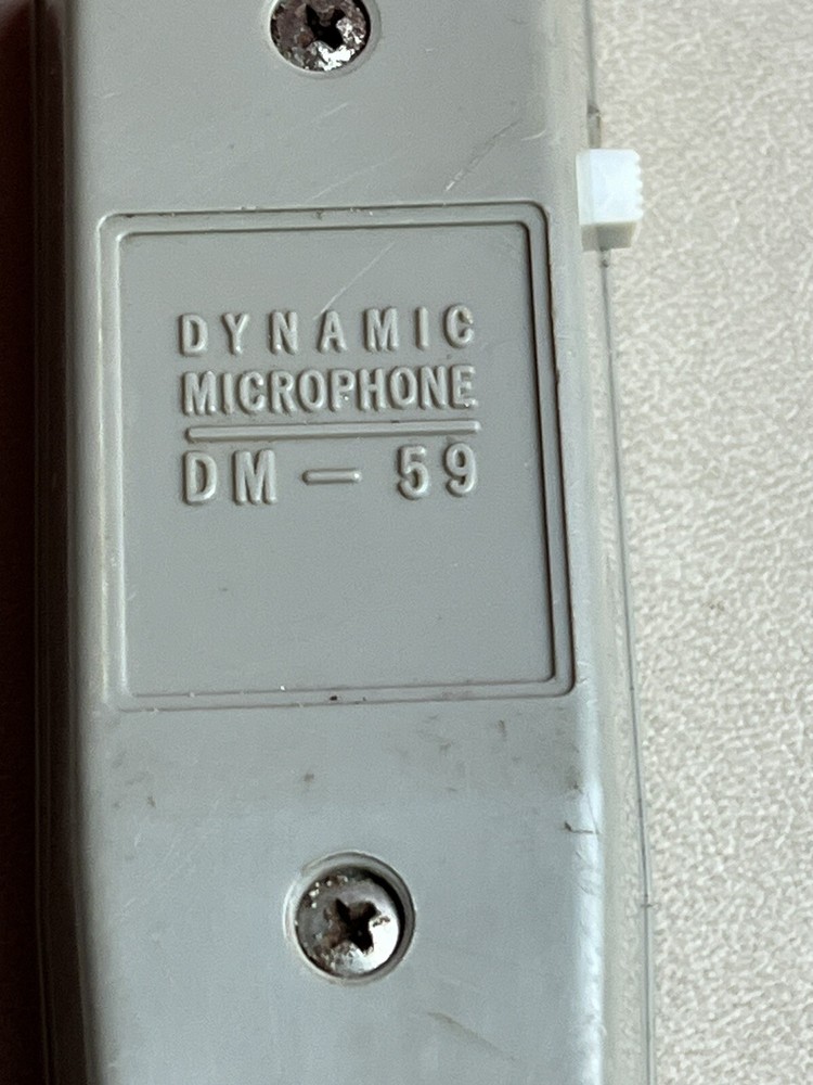 Vintage Aiwa Dynamic Microphone Model DM-59