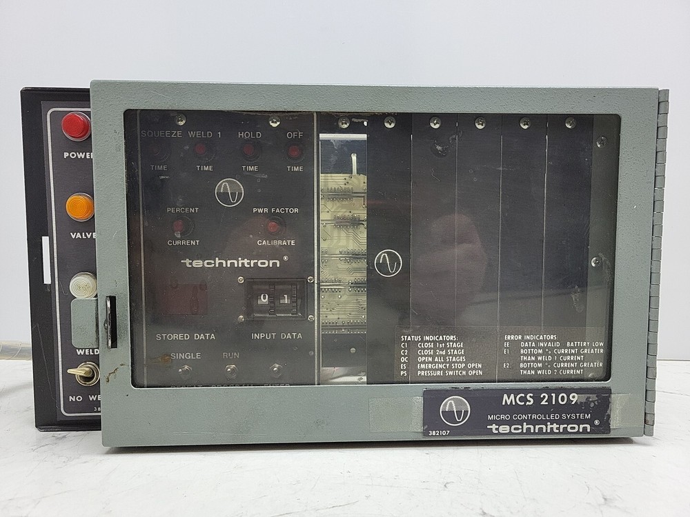Technitron Mcs 2109 Micro Controlled System For Spot Welder Welding *USED
