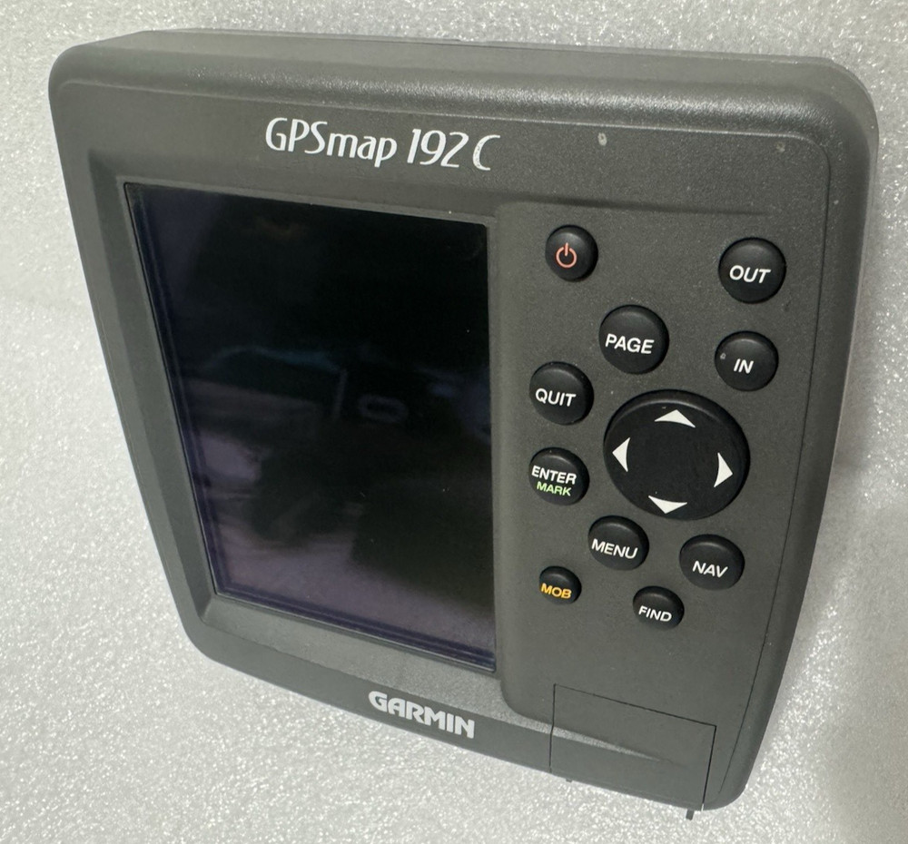 GARMIN GPSMAP 192C Color Chartplotter GPS Navigator , Tested WORKS!