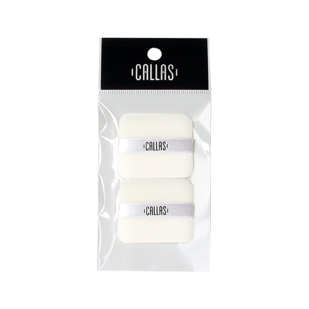 Callas Flocking Square Puff 2pcs (CMP-N07)