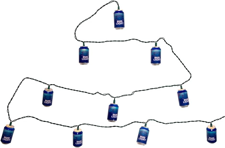 Bud Light Beer Can String Lights