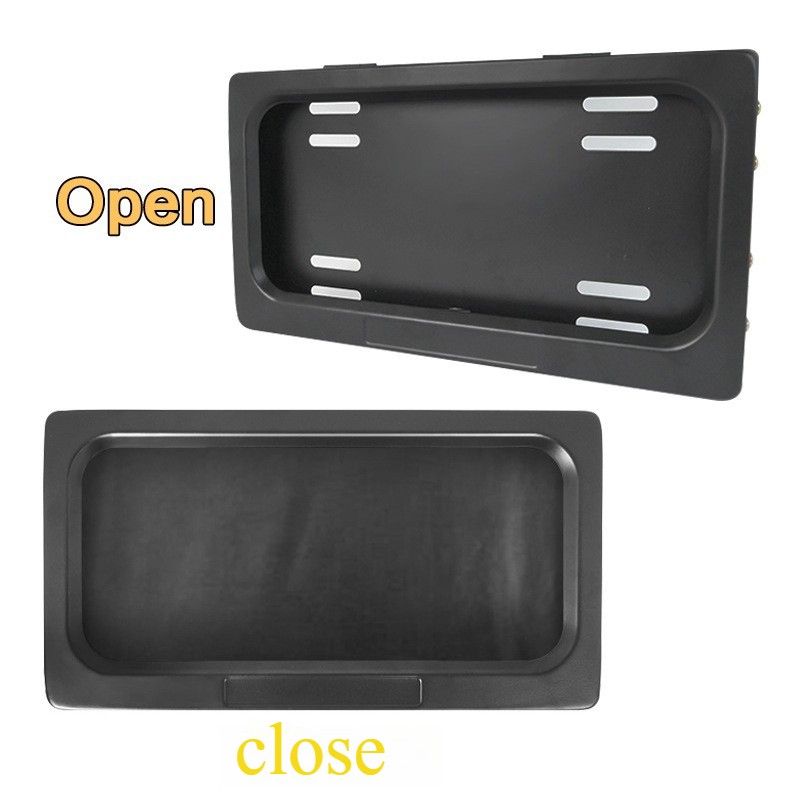 2PCS Rear License Plate Frames Universal License Plate Tag Holder, Front & Back