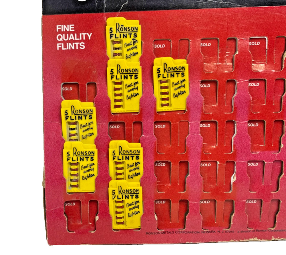 Vintage Robson Flints Store Display