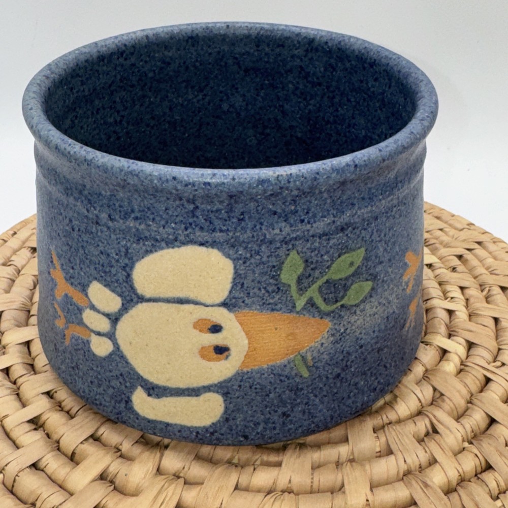 Studio Pottery Bowl Or Planter With Bird Motif
