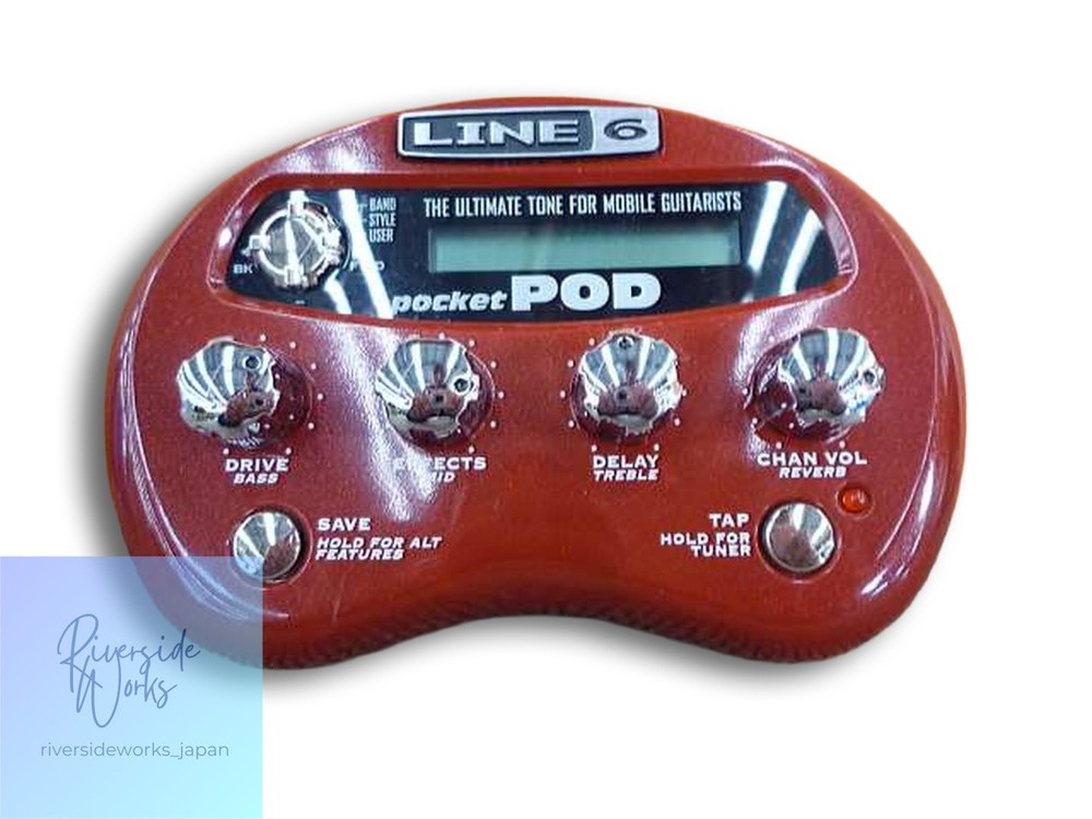 LINE6 Pocket POD Multi-Effects Guitar Pedal Compact Design