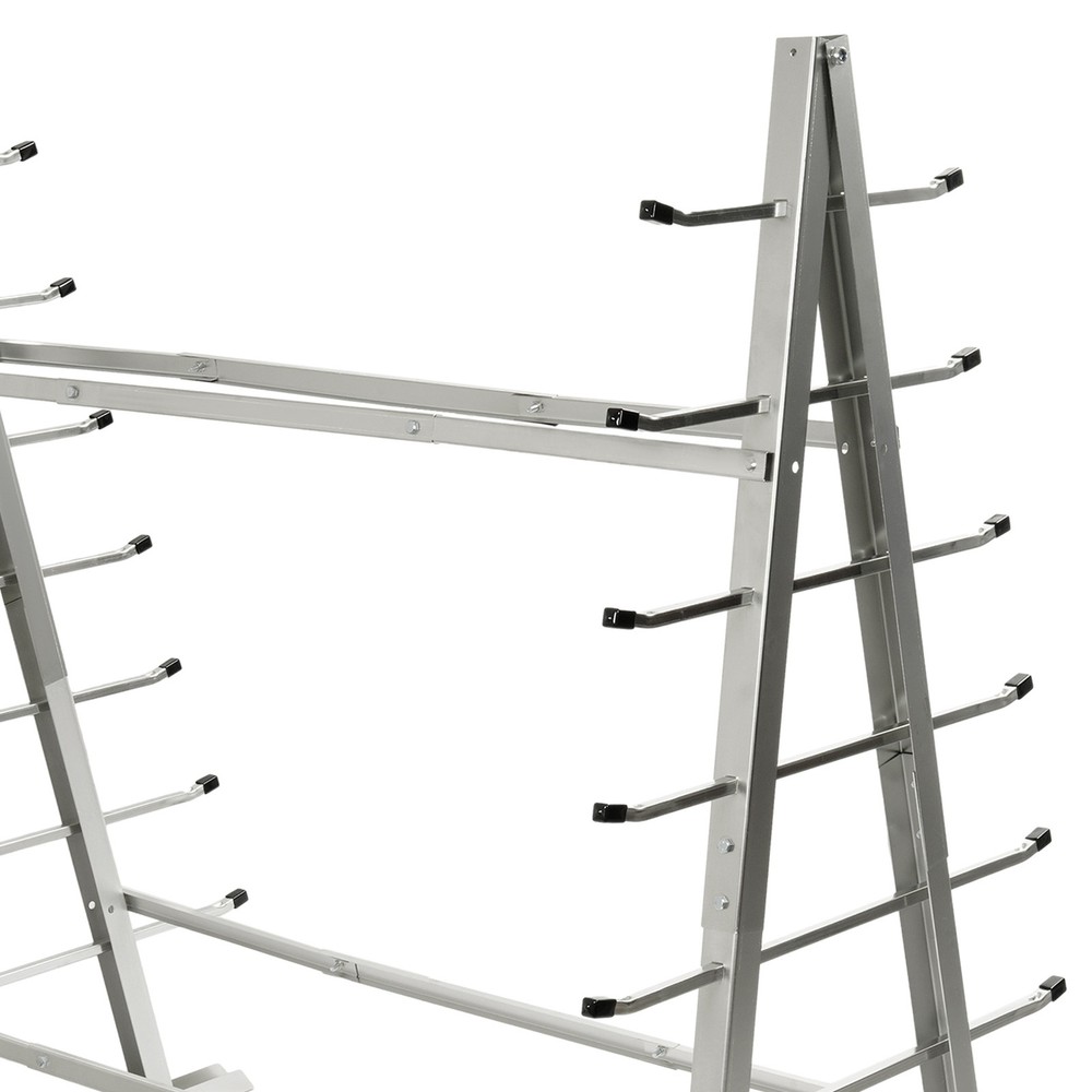2000LBS 7-Tier Floor Standing Horizontal Storage Rack for Lumber/Pipe Adjustable