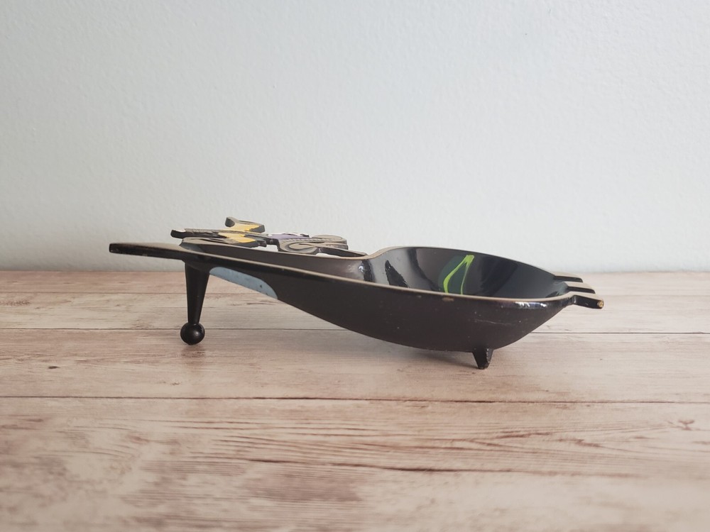 Enamelled Israel Made Unique Ashtray