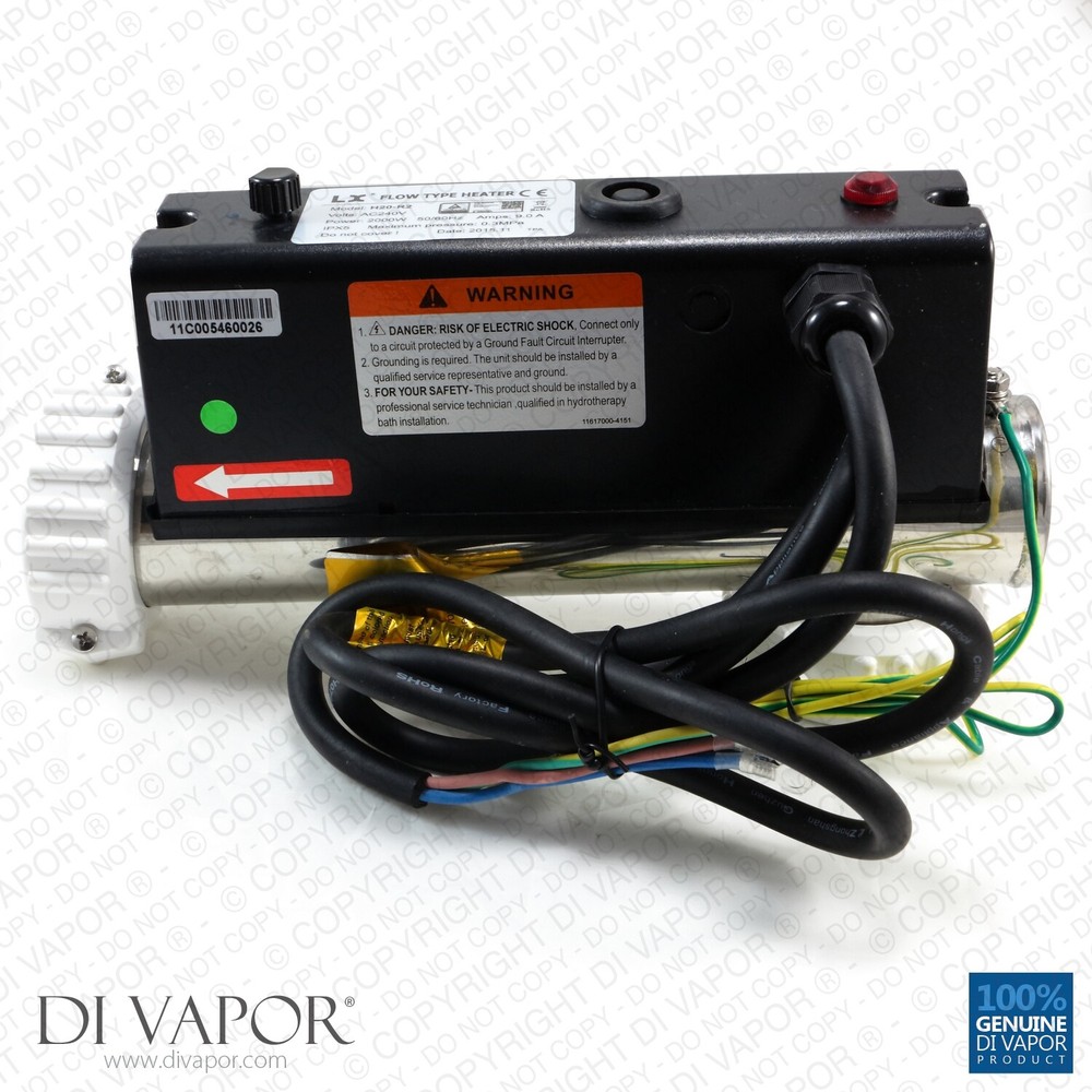 LX H30-R2 Water heater 3000W (3kW) - 230V/50Hz Flow type heater Whirlpool bath