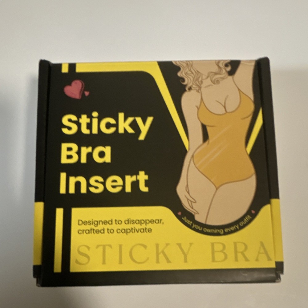 Beige Silicone Self-Adhesive Reusable Strapless Full Coverage Bra Inserts
