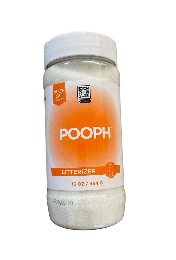 POOPH Litterizer - Litter Box Civilizer, 16oz - Dismantles Odors