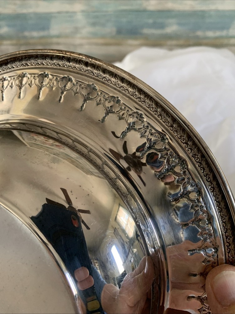 Vintage 10” Reed & Barton Silver Bowl #1202