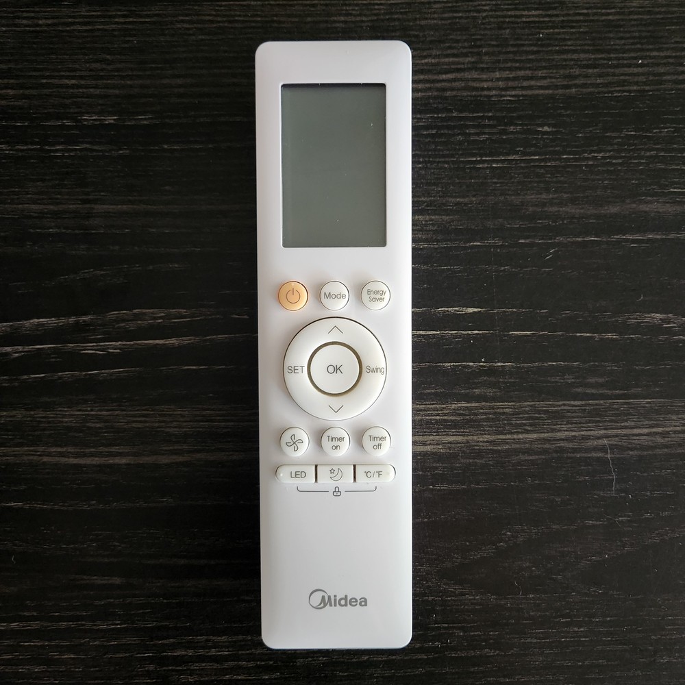 Midea RG10G2(B2)/BGEFU1 White Air Conditioner Remote Control Replacement OEM