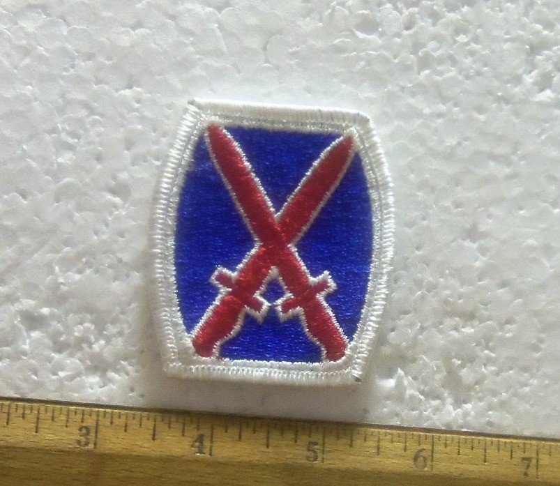 US Army – 10th Infantry Division Embroidered Patch (NOS)