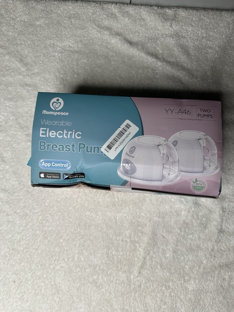 Momspeace Breast Pumps with App & Timer new Open Box