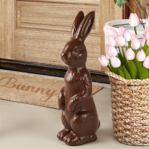 Easter Decorations - 14.5" Easter Bunny Figurine - Easter Decorations for Home