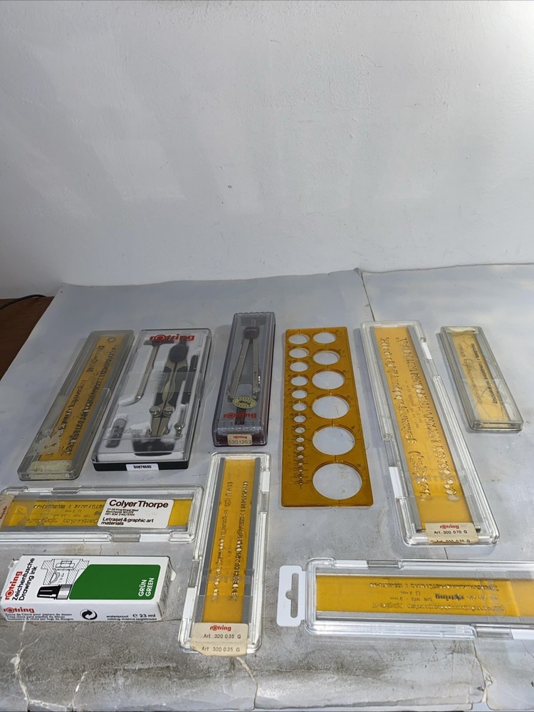 Rotring Compass & Stencil Job Lot