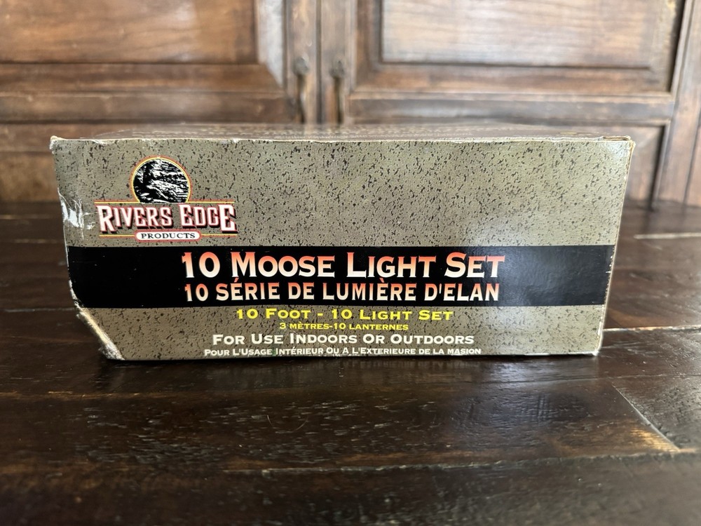Rare Rivers Edge Moose Light Set String Lights