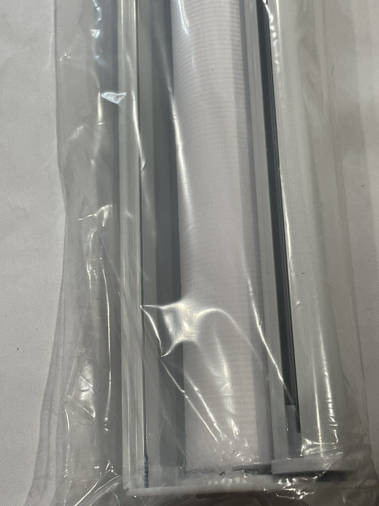 Basic Arctic Cordless Zebra Roller Shade White 58"x72"