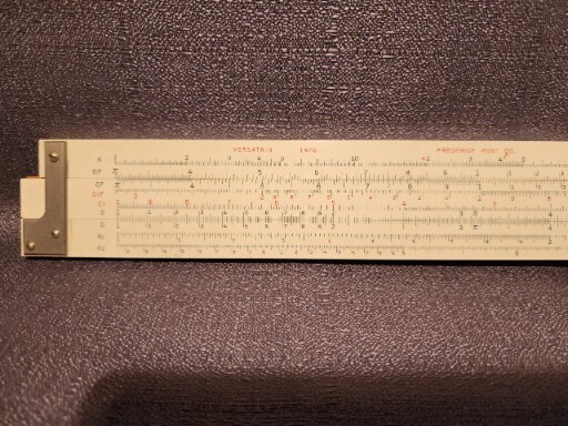 Vintage Post Slide Ruler