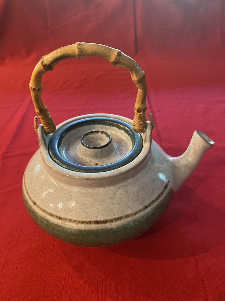 Pottery Craft Glazed Tea Pot