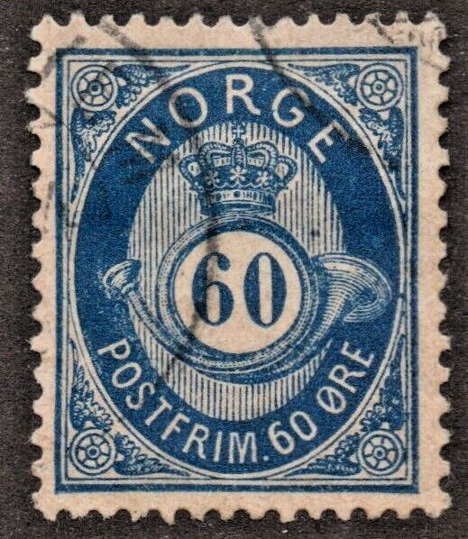 Norway (1878)  - Scott # 31,    Used