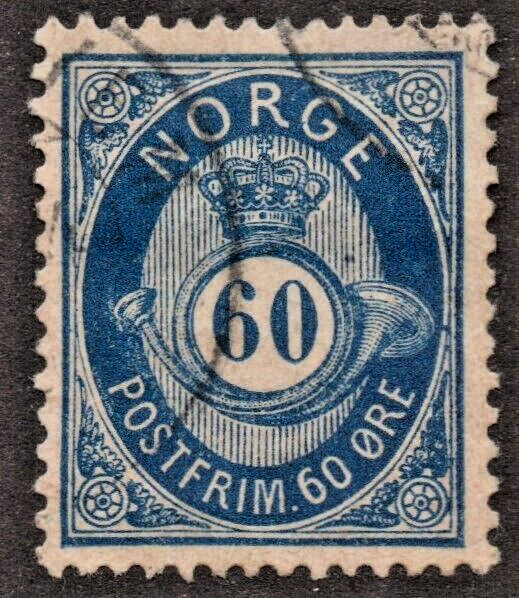 Norway (1878) - Scott # 31, Used