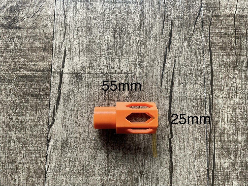 Airsoft "Hex" Orange Tip Gen 2 (14mm Negative/CCW)