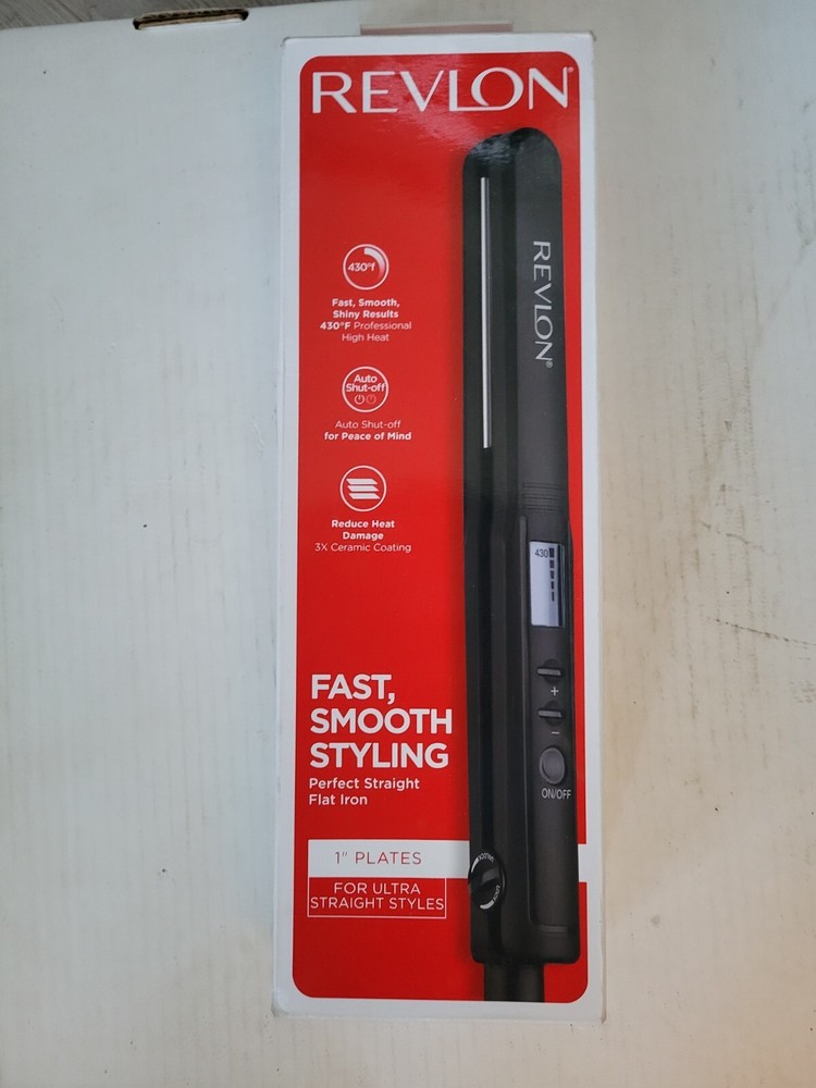 Revlon perfect straight flat iron 1 inch