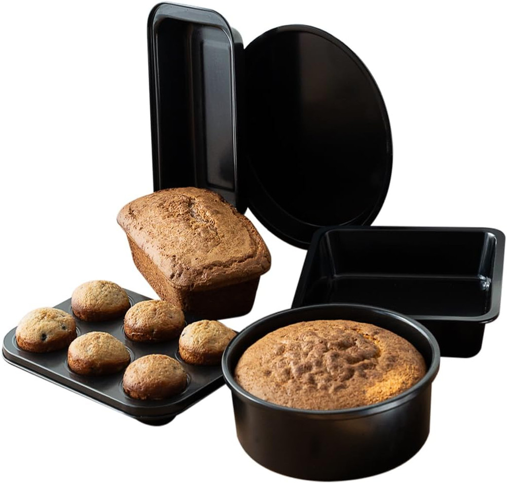 5-Piece Baking Set - Versatile and Oven Safe Bakeware Set - Durable Bakeware Set