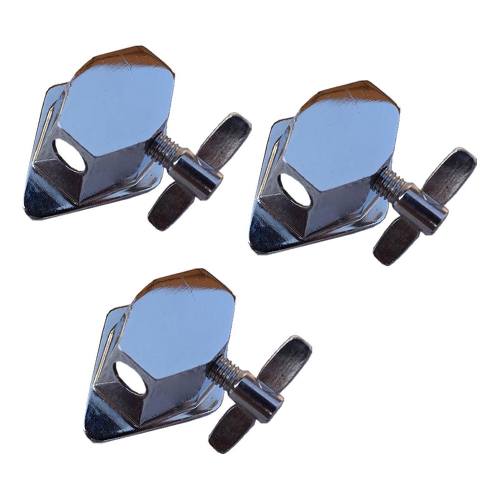 3x Floor Tom Drum Leg Bracket Rack Support Replacement Tom Drum Holder Bracket
