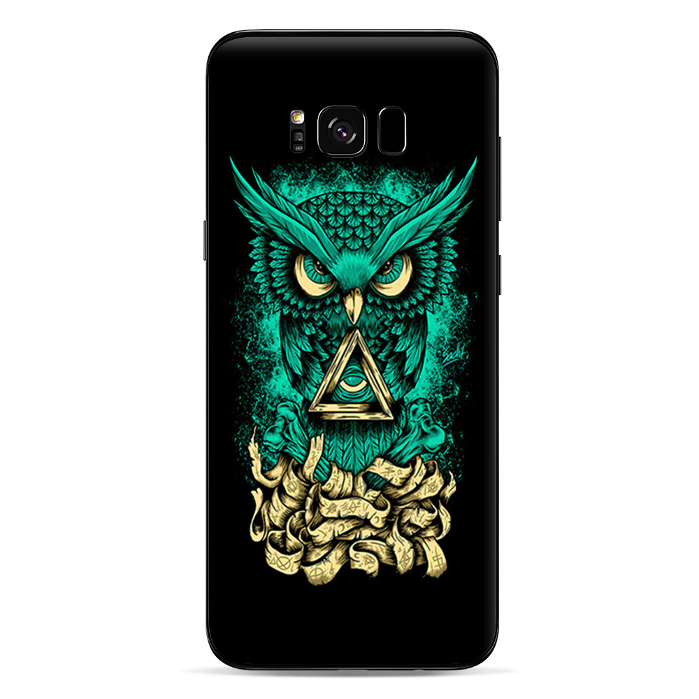 Skins Decals for Samsung Galaxy S8 - Awesome Owl Evil