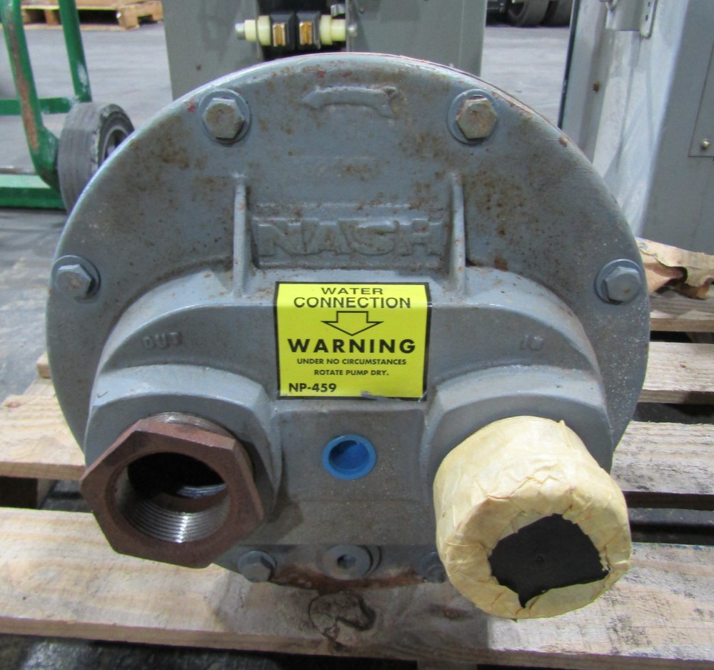 👀 NASH 2" NPT TWO-STAGE LIQUID RING VACUUM PUMP AHF80