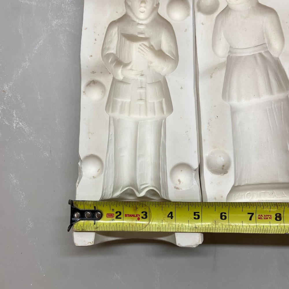 Ceramic Slip Casting Mold Boy Caroler Arctic #N52
