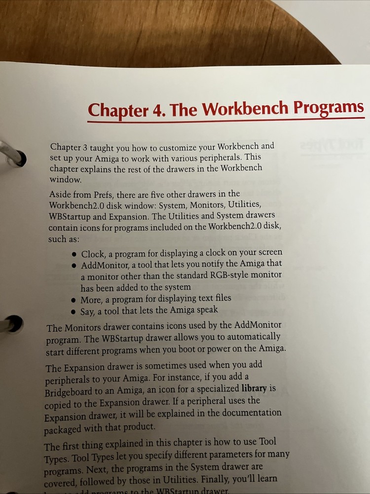 Commodore Amiga - Using the System Software Manual Binder 1991 Vintage Good Cond