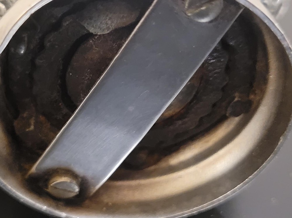 Silver (.800 purity) Dutch Figure Pepper Grinder