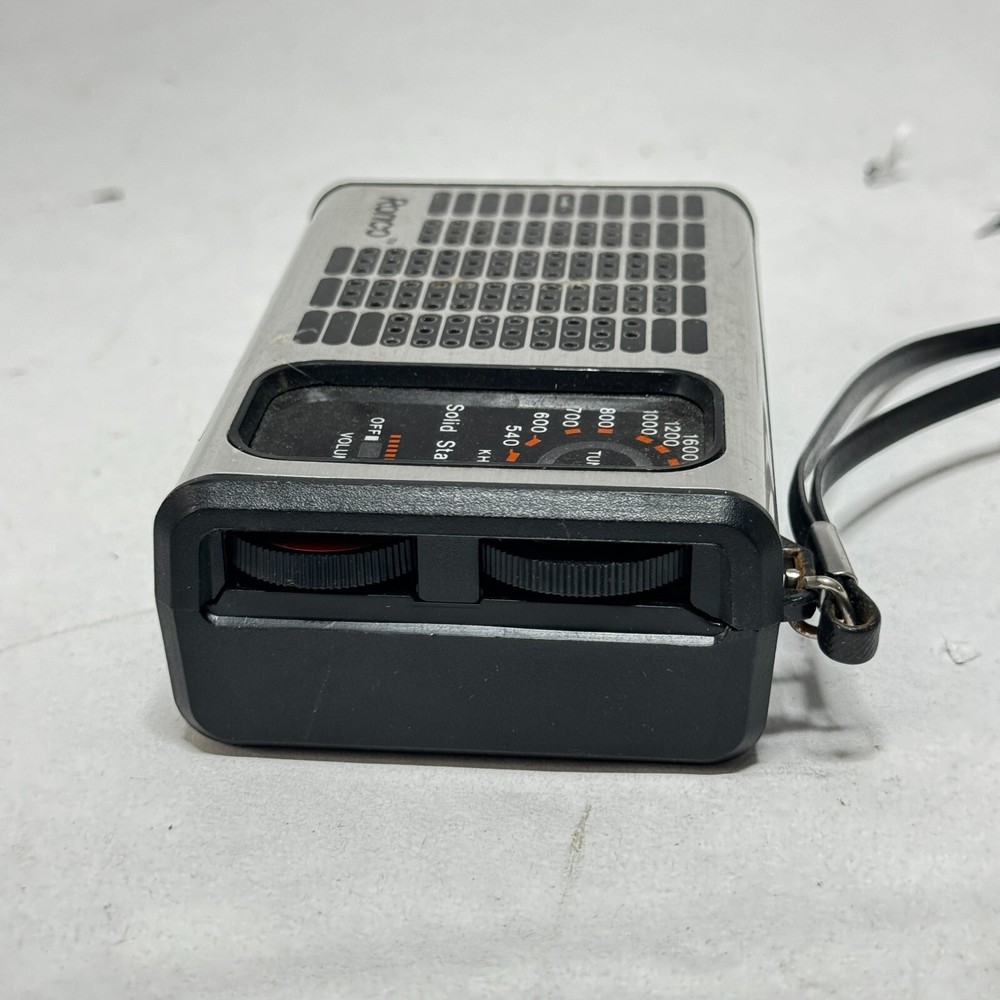 Vintage AM Transistor Radio Microphone Input Ronco ,Superior Sonic untested