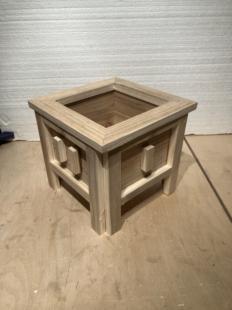 Rustic Wooden Cedar Planters Box Home Decor Storage Multipurpose