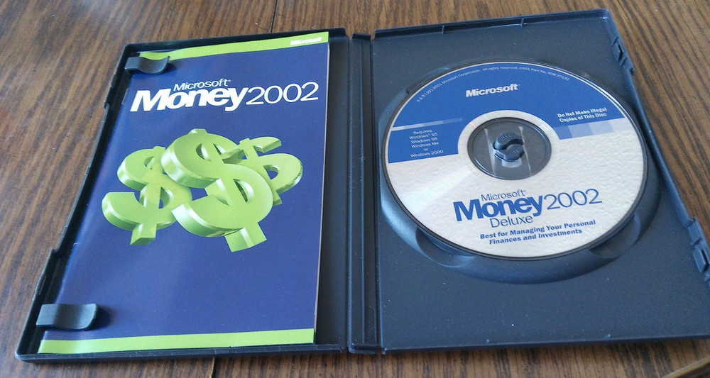 Microsoft Money 2002 Deluxe For Windows PC's