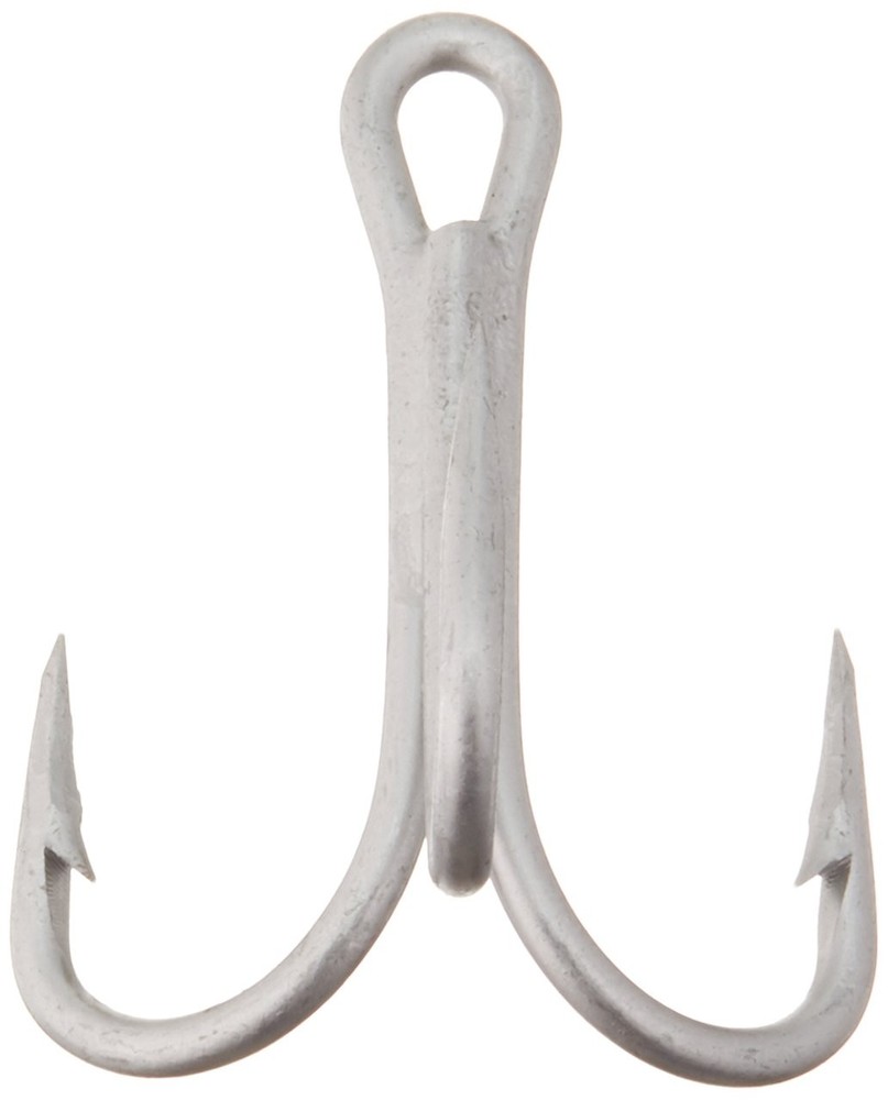 Mustad Treble 5X Strong Hook (25 Pack), Durasteel, Size 2 One Size, Multi