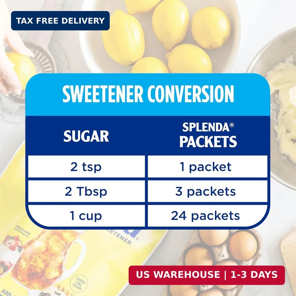 SPLENDA Zero Calorie Sweetener, 400 Count Packets