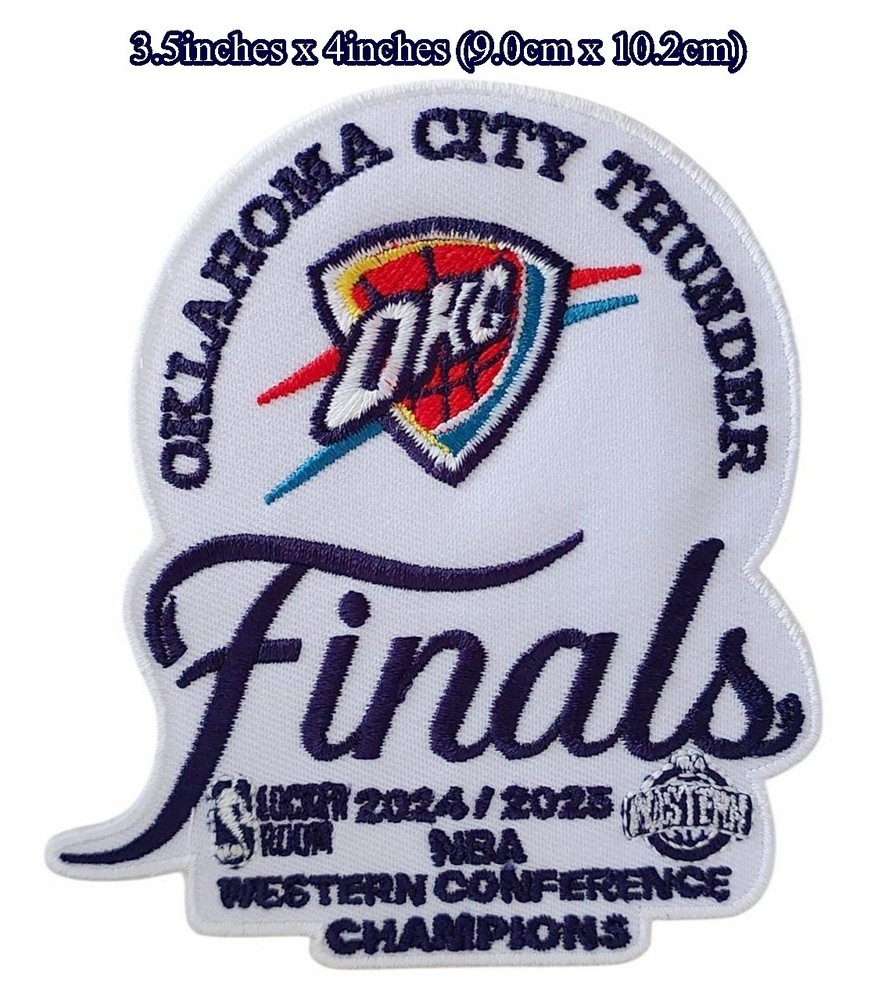 Oklahoma THUNDERS2025 Set 10PCS PER PACK LOGO PATCH,IRON,​Sewing​ on​ Fabrics